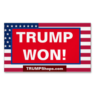 トランプが勝った！25愛国者 マグネット名刺