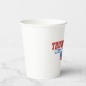 トランプが勝って勝利 紙コップ (右)