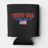 トランプが勝って勝利 缶クーラー (裏面)