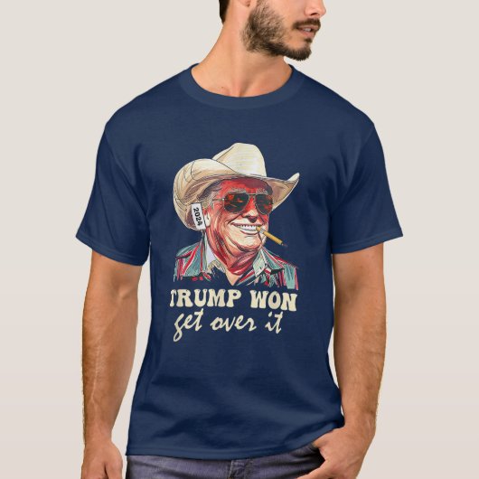 トランプが勝利しおもしろいた2024 Tシャツ (正面)