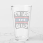 トランプが勝利した我々は全て勝った2024米国国旗トランプが勝利 タンブラーグラス (裏面)