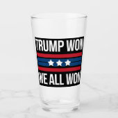 トランプが勝利した我々は全て勝った2024米国国旗トランプが勝利 タンブラーグラス (正面)