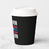 トランプが勝利した我々は全て勝った2024米国国旗トランプが勝利 紙コップ (左)