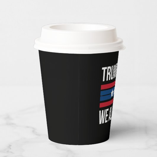 トランプが勝利した我々は全て勝った2024米国国旗トランプが勝利 紙コップ (右)