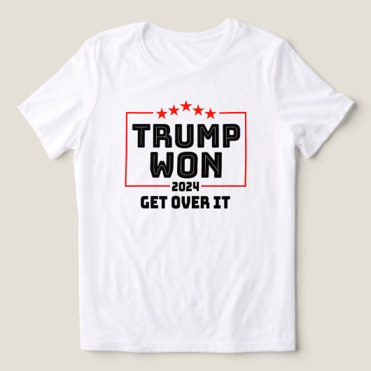 トランプが勝利した – メイク・アメリカ選素晴らし択 トライブレンドＴシャツ (デザイン正面)