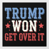 トランプが勝利2024を乗り越える ウィンドウサイン (シート)