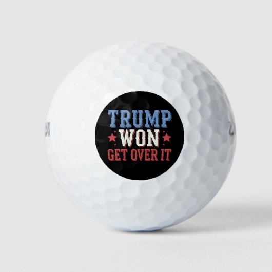 トランプが勝利2024を乗り越える ゴルフボール (正面)
