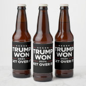 トランプが勝利2024を乗り越える ビールラベル (ボトル)