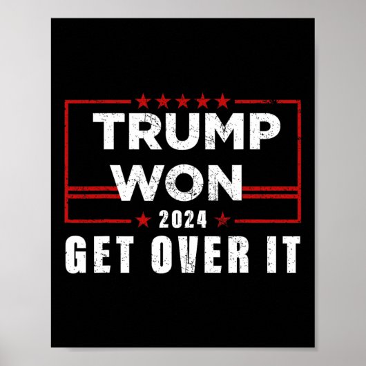 トランプが勝利2024を乗り越える ポスター (正面)