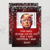 トランプが夢を真来のクリスマスに逮捕 シーズンカード (正面/裏面)