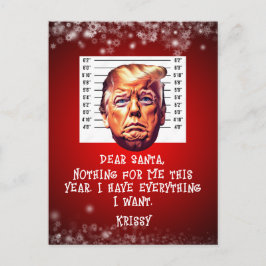 トランプが夢を真来のクリスマスに逮捕 ポストカード