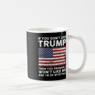 トランプが好きじゃないならMが好きじゃないだろう コーヒーマグカップ