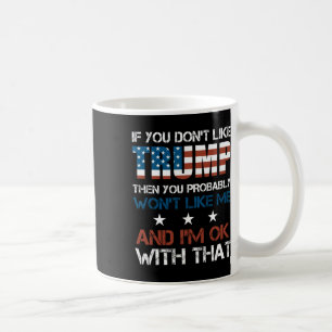 トランプが好きじゃないならMが好きじゃないだろう コーヒーマグカップ