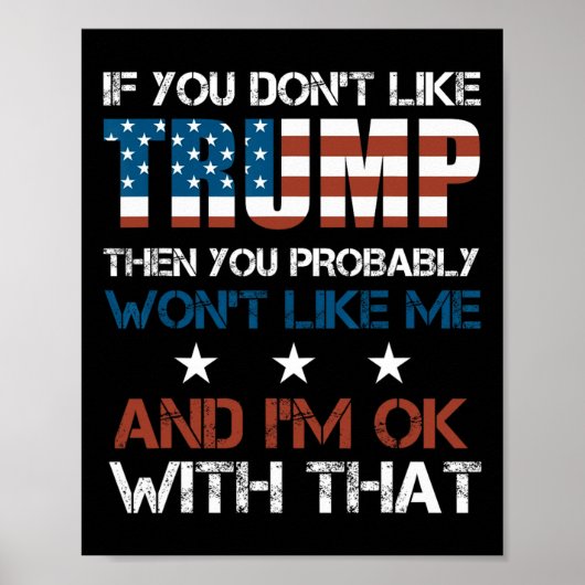 トランプが好きじゃないならMが好きじゃないだろう ポスター (正面)