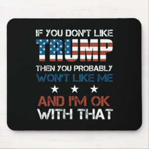 トランプが好きじゃないならMが好きじゃないだろう マウスパッド