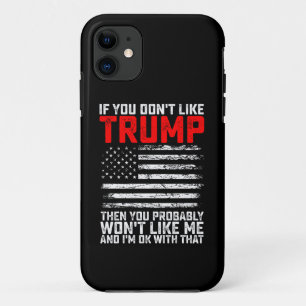 トランプが好きでないなら多分私も好きじゃないでしょう iPhone 11 ケース
