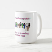 トランプが建てた壁 コーヒーマグカップ (正面右)