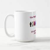 トランプが建てた壁 コーヒーマグカップ (左)