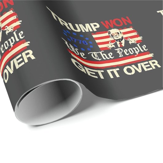 トランプが我々を勝ち取った人々は成長を越える ラッピングペーパー (ロールコーナー)