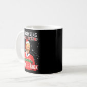 トランプが戻ってきたみたい コーヒーマグカップ (正面左)