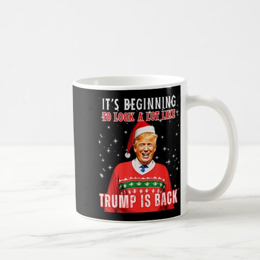 トランプが戻ってきたみたい コーヒーマグカップ (右)