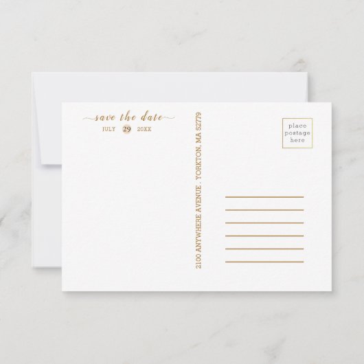 トランプが最高💍 愛国者 ウェディング セーブ・ザ・デート (裏面)