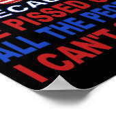 トランプが気に食わない人々を怒らせるからこそ支持する ポスター (角)