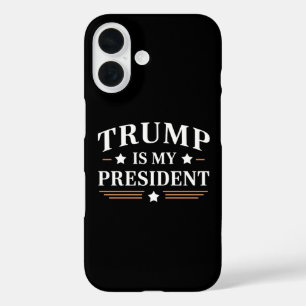 トランプが私の大統領 第47代アメリカ大統領 ヴィンテージ iPhone 16ケース