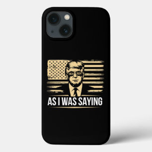 トランプが言おうとしたところ 彼のスピーチ 選挙 投票 iPhone 13ケース