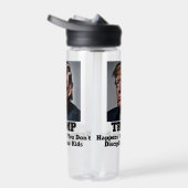 トランプが起こる ウォーターボトル (右面)