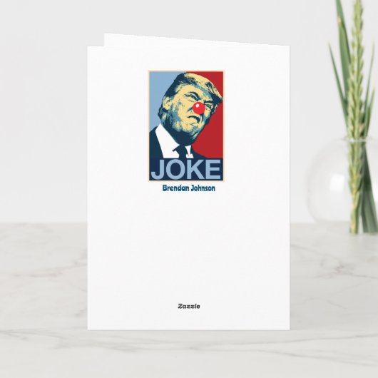 トランプが起訴された サンキューカード (裏面)