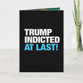 トランプが起訴された サンキューカード (正面)