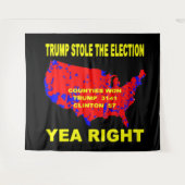 トランプが選挙に不正をした タペストリー (正面(横))