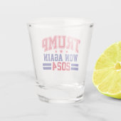 トランプが2024年に再び勝利 ショットグラス (裏面)