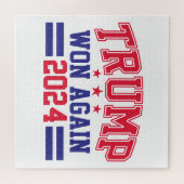 トランプが2024年に再び勝利 ジグソーパズル (横)