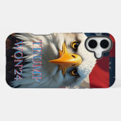 トランプが2024年に勝利 iPhoneケース (裏面横)