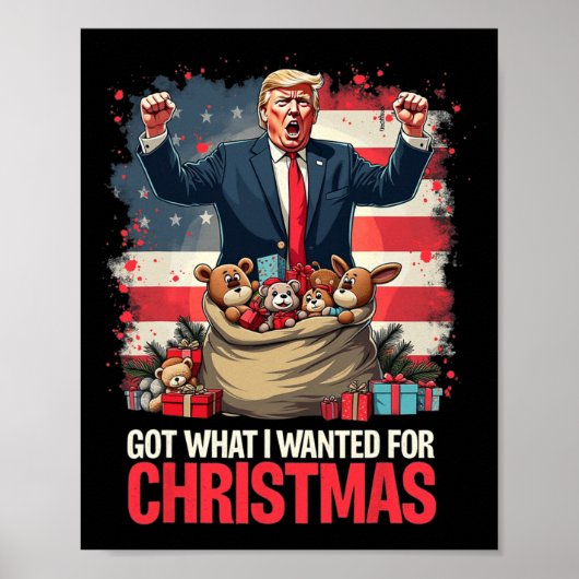 トランプが2024年に大統領得に勝った – Cのために欲しかった物 ポスター (正面)