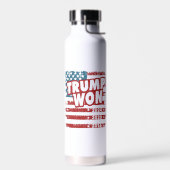 トランプが2024年ウォン ウォーターボトル (左面)