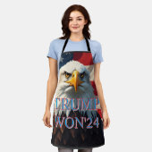 トランプが2024年ウォン エプロン (着用した状態)