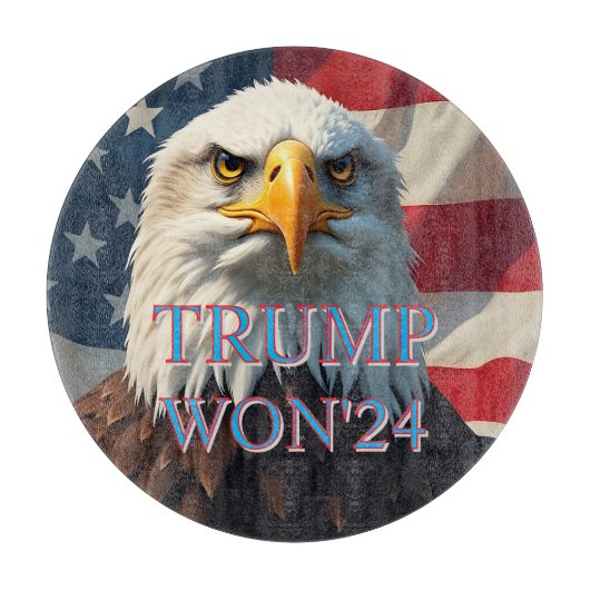 トランプが2024年ウォン カッティングボード (正面)