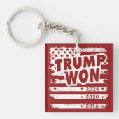 トランプが2024年ウォン キーホルダー (正面)
