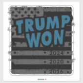 トランプが2024年ウォン シール (シート)