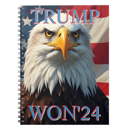 トランプが2024年ウォン ノートブック (正面)