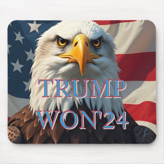 トランプが2024年ウォン マウスパッド (正面)