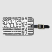 トランプが2024年ウォン ラゲッジタグ (正面横)