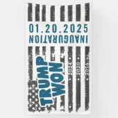 トランプが2024年ウォン 横断幕 (縦)
