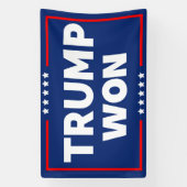 トランプが2024年ウォン 横断幕 (縦)