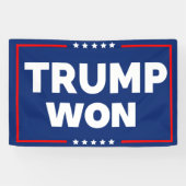 トランプが2024年ウォン 横断幕 (横)
