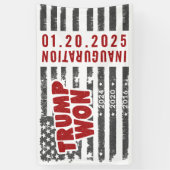 トランプが2024年ウォン 横断幕 (縦)