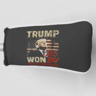 トランプが2024年素晴らしに歴史に復帰 ゴルフヘッドカバー
